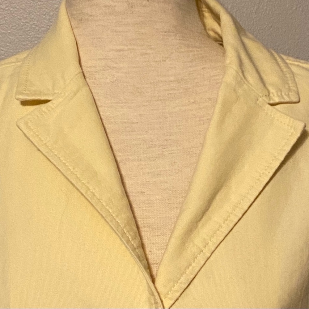 Eddie Bauer‎ cotton yellow utility jacket size 10 tailored - Picture 2 of 7